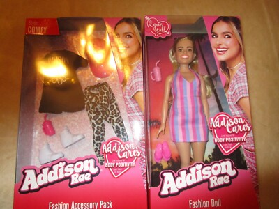 Addison Rae Fashion Doll - Beach, 11'' Doll, Comfy Style Clothes New 2022