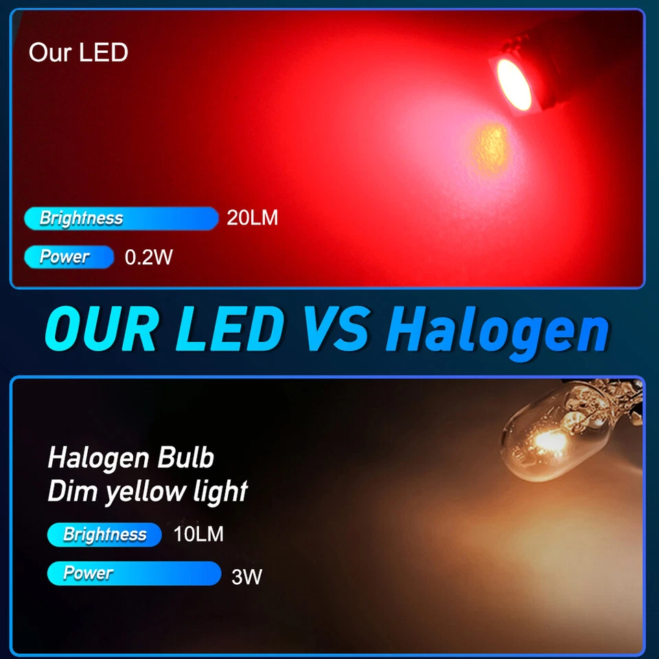 Red Gauge Cluster + Climate Control led kit for Honda Civic del sol 1993-1997 - Image 2 of 4