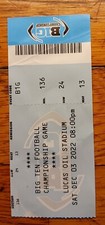 2022 Big Ten Championship Michigan Wolverines vs Purdue Football Ticket Stub