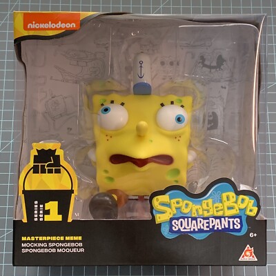 SPONGEBOB Squarepants Masterpiece Meme Series 1 Mocking Spongebob Vinyl NEW RARE