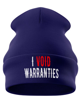 Beanie Mütze Mechaniker Geburtstagsgeschenk für I Void Warranties lustig Auto Enginee...