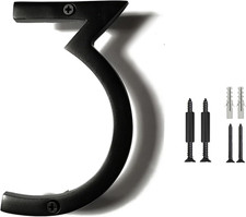 Floating House Numbers, 6 Inch Aluminum Black House Numbers for outside - Number