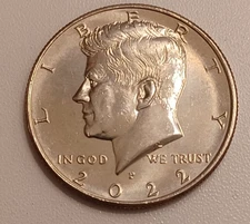 2022 Kennedy Philadelphia Half Dollars - BU - Uncirculated one coin per order