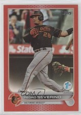 2022 Topps Series 1 1st Edition Red 8/50 Pedro Severino #72 0oq2