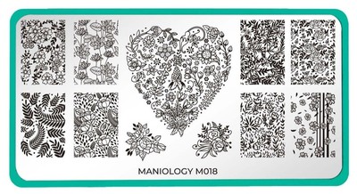 M018 Maniology ManixMe Limited Nail Stamping Plate