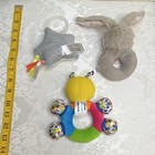 TOMY The First Years + GUND Baby Plush Rattle Teether Set of 3 Bunny Star — photo 2