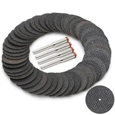 Drilax Rotary Tool Cutting Discs for Metal 50 Pcs Cut Off R-1341, Red-1341 