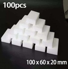100Pcs Melamine Sponge Magic Eraser Sponge For Kitchen Bathroom Thick Clean Tool