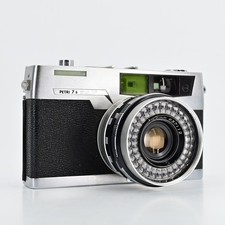 Petri 7s 35mm Rangefinder Film Camera Vintage w/ 45mm f 2.8 Lens Prime