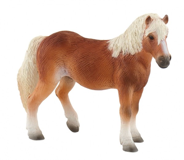 Bullyland Pferde Haflinger Stute Spielfigur Horse Pony Sammelfigur Figure Neu-image