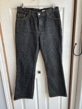 VTG Women’s Levi’s 517 Slim Fit Boot Cut Black Jeans Made In USA JR S Sz 13