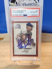 Top 10 Alan Trammell Baseball Cards 22