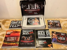 Insanity Max: 30 10-Disc Set w/Guides + Sweat Fest + Max Abs Shaun T Beachbody