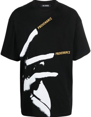 Raf Simons NAILS Print Oversized T-Shirt 222M133190050099 41009503