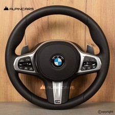 BMW G30 G32 G14 G15 G05 G07 M Paket Lenkrad Leder Schaltwippen Original LE42296