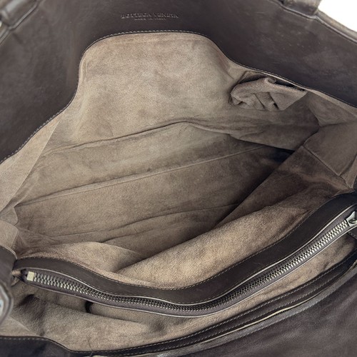 Echte BOTTEGAVENETA Intrecciato Handtasche Schultertasche braun/schwarz Leder - z7655 - Bild 6 von 13