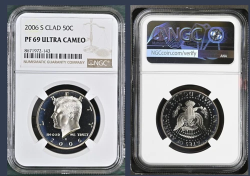 PF69 2006-S CLAD Kennedy Half Dollar NGC Brown Lbl