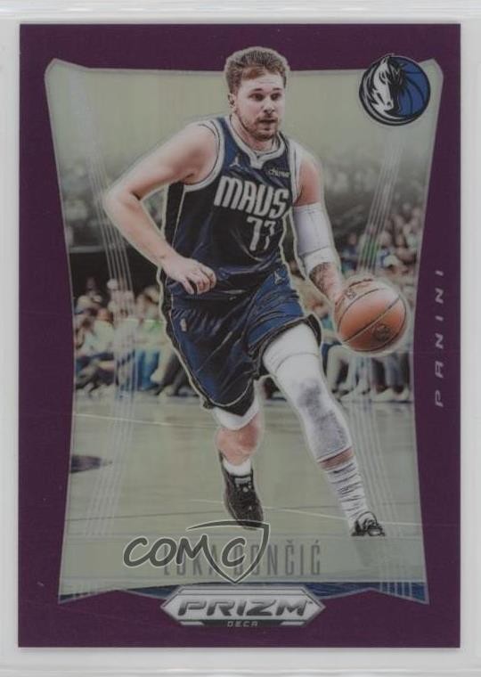 2023-24 Panini Prizm Deca Purple Prizm 47/99 Luka Doncic #2 0xh3