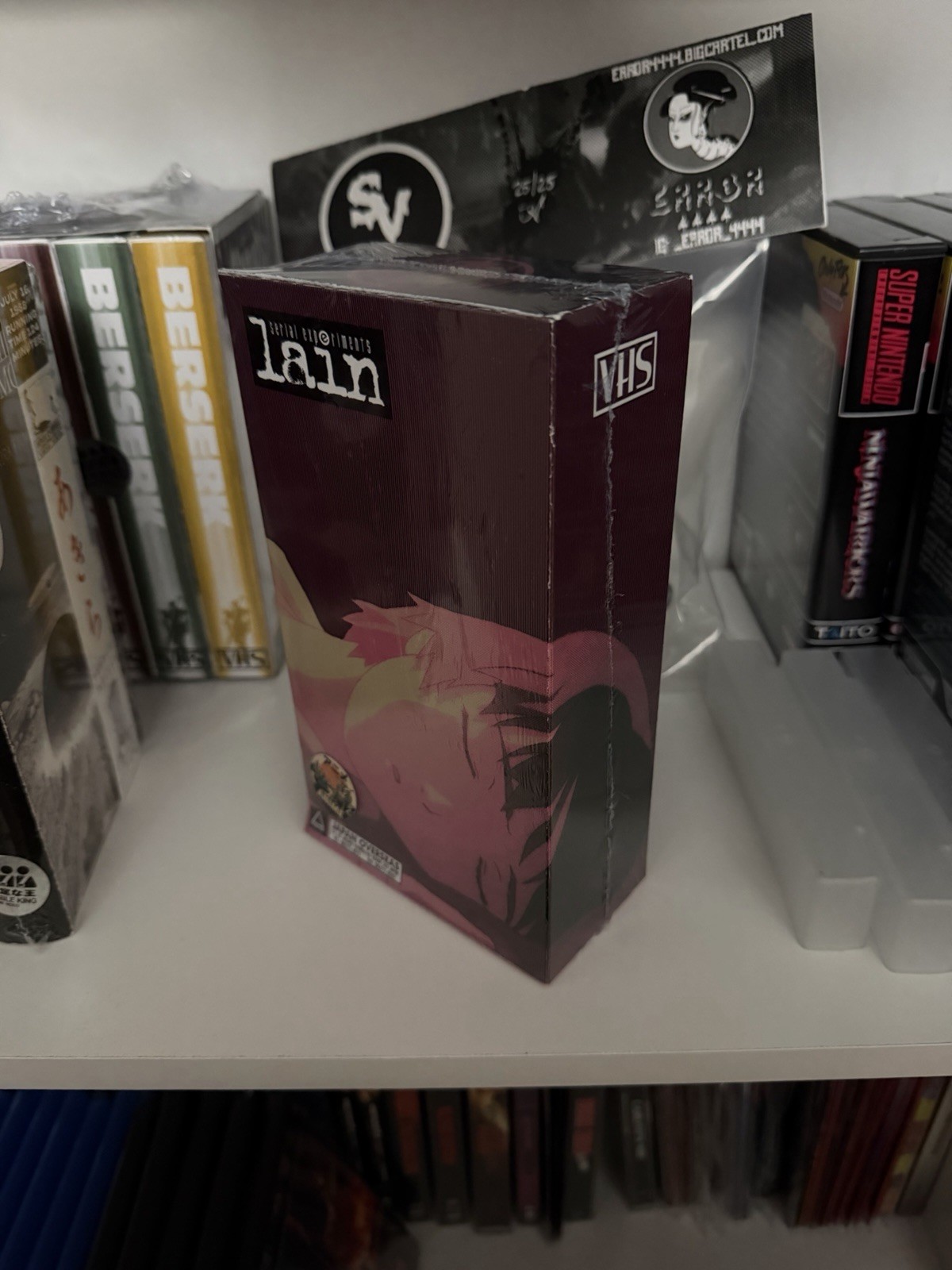 Serial Experiments Lain Complete Series Ultimate Edition on VHS Box Set Sold out