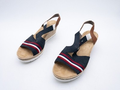 rieker Damen Keilsandalette Sandalette Sandale Halbschuh Gr 98 EU Art 37416-30