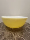 Vintage Pyrex Primary Colors Yellow 4 Quart #404 Round Shape Mixing Bowl