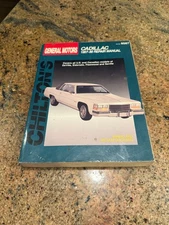 Chilton's General Motors Cadillac 1967-89 Repair Manual #28260 Part # 8587 EUC