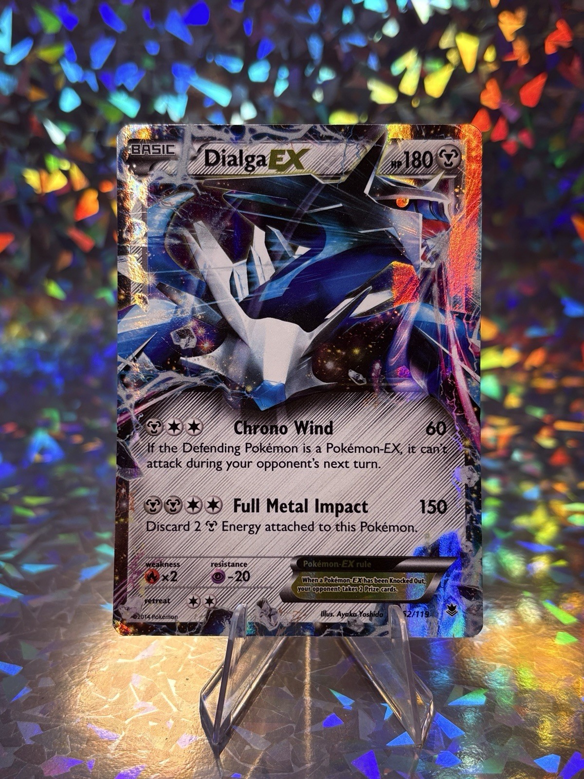 Dialga EX 62/119 Ultra Rare  XY - Phantom Forces Pokemon TCG MP