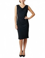 Diane Von Furstenberg Black Draped Dress - Timeless Elegance for Every Occasion