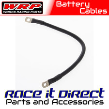 Battery Cable 14" Black Cable with 1/4" & 5/16" Lug Terminal WRP