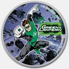 2023 Samoa 1 oz .999 Fine Silver DC Comics Green Lantern Colorized with TEP