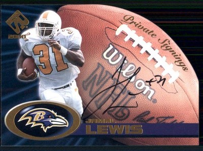 2000 Pacific Private Stock #2 Jamal Lewis Private Signings
