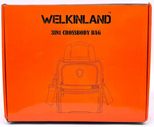 Welkinland 3 In 1 Convertible Crossbody Bag, Toe Or Backpack For Travel