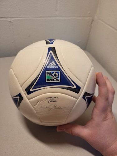 Adidas 2012 MLS Prime Match Ball Replica Glider Size 5 White Blue--Read