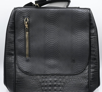 Tote and Carry Black BackPack