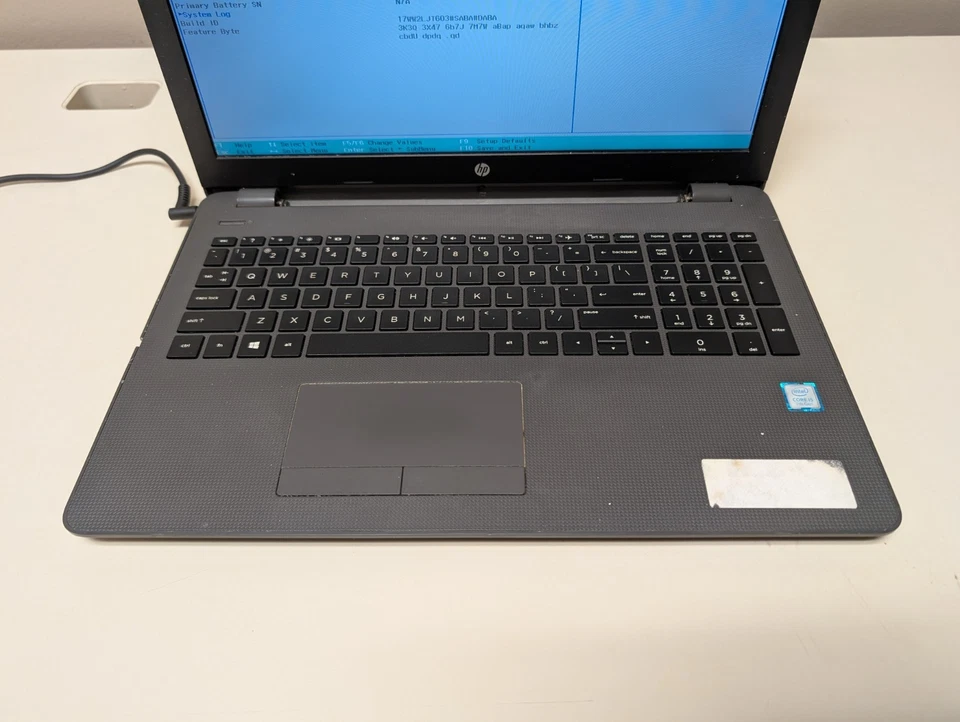 HP 250 G6 — Intel Core i5-7200U • 8GB RAM • Boots to BIOS • AC Adapter Included - Image 3 of 4