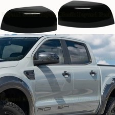 2012-2023 Ford Ranger Clip-on Replacement Mirror Cover Gloss Black Wo Signal Hl 2012-2023 Ford Ranger Clip-on Replacement Mirror Cover Gloss Black Wo Signal Hl