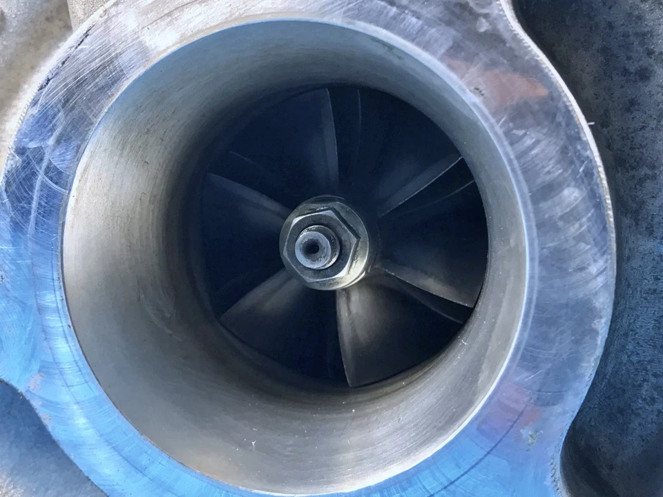 08-15 MITSUBISHI LANCER EVOLUTION EVO X STOCK TD05H TURBOCHARGER OEM - Image 3 of 4