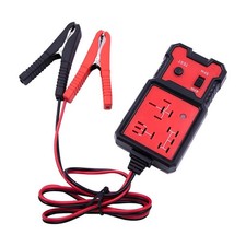 12V Automotive Relay Tester 4/5 Pin Pro Diagnostic Tool LED Clips HighAccu