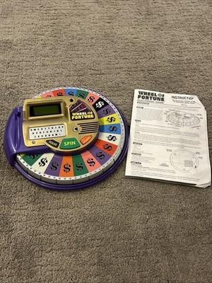 Wheel of Fortune Electronic Game Deluxe Edition Spinning 2009