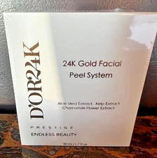 New D’OR24K Prestige Endless Beauty 24K Gold Facial Peel System Face/Neck 50ml