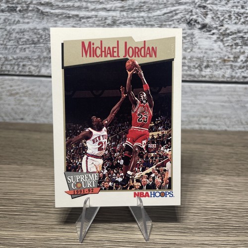 1991-92 NBA Hoops Michael Jordan #455 Supreme Court Chicago Bulls. Kostenloser Versand