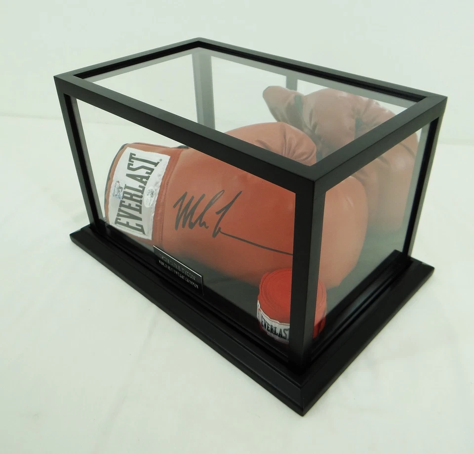 Mike Tyson Autographed Everlast Boxing Glove in Custom Display Case w/JSA COA - Image 4 of 4
