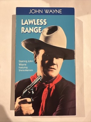Lawless Range (VHS 1992) John Wayne