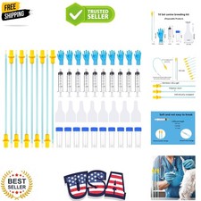 10 Set AI Artificial Insemination Dog Breeding Kit, Canine Breeding Kit, Disp...