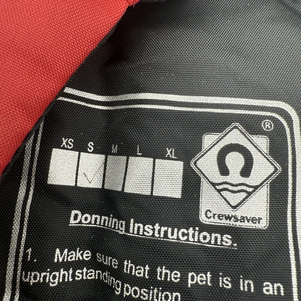 Crewsaver Pet Float Life Jacket Buoyancy Aid Small Dog Water Float Size Small - Image 3 of 4