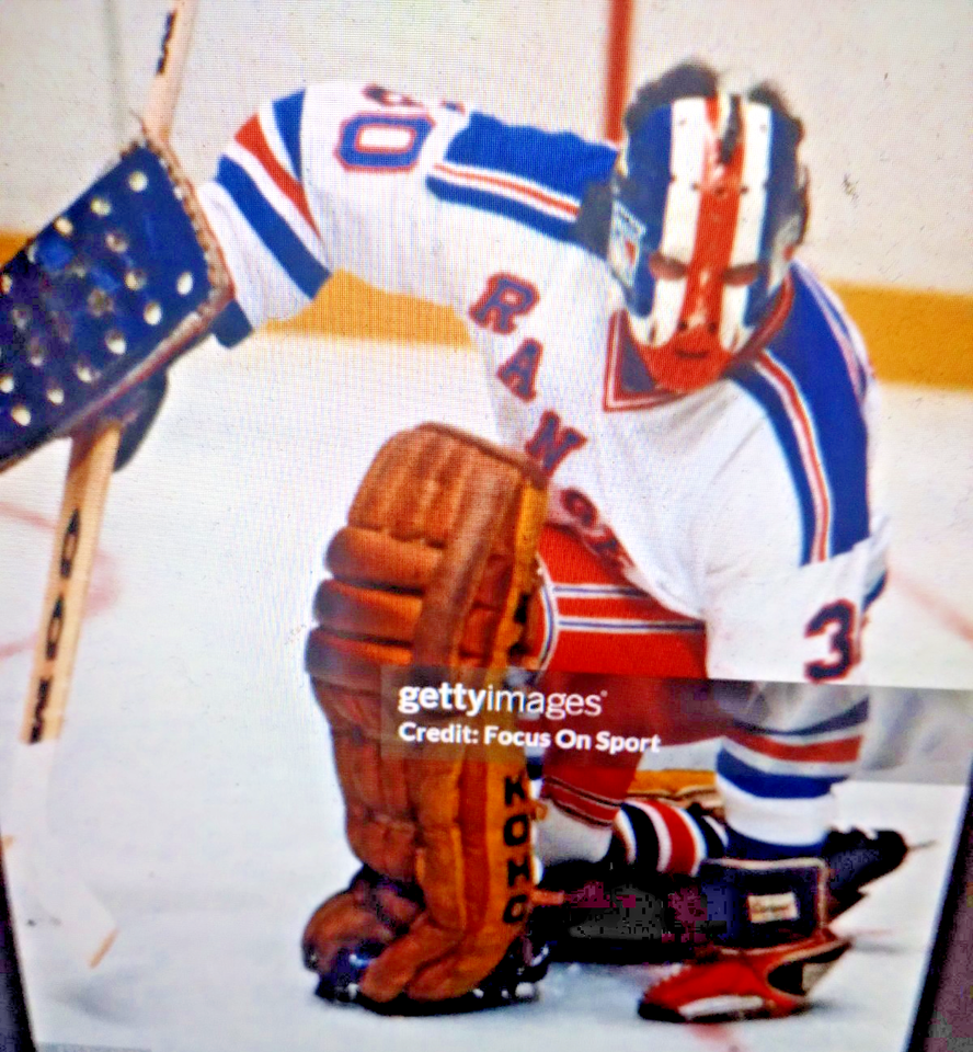 Curated visual reference: Gallery Detail: Vintage Koho Pro Gp401 Leather Hockey Goalie Pads Size 36