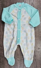 Baby Girl Clothes Todays Classics Carter's Newborn Vintage Bear Footed Outfit