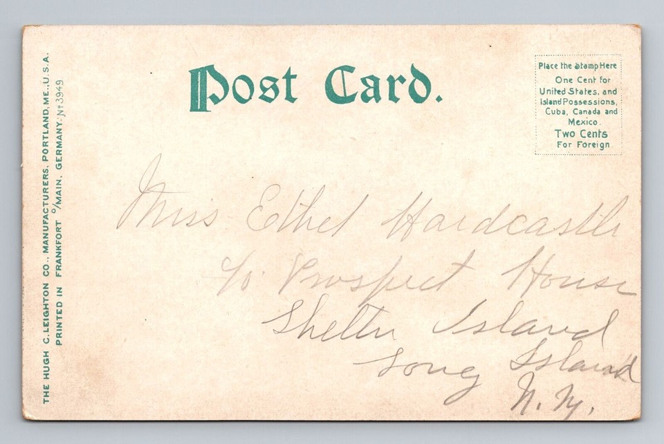 MEMaine, New Meadows Inn From The River, Antique, Vintage Postcard eBay