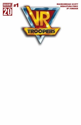 VR Troopers #1 Blank Sketch Variant Cover F