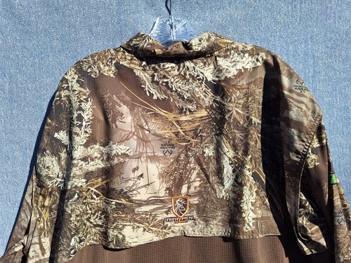 Drake Mens 2XL Camo Shirt Non Typical Mesh Back Realtree Lightweight L/S Hunting - Picture 5 of 12